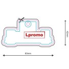 Reklamowy odświeżacz powietrza, sylwetka, człowiel