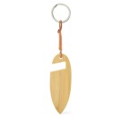 Gadżety reklamowe: BAMBOO KEY RING WITH MOBILE HOLDER