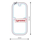 Zawieszki zapachowe do samochodu, prostokąt