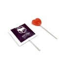 Słodycze Reklamowe z Logo (Lollipop "Heart" with logo)
