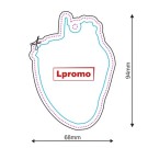 Zawieszki zapachowe do samochodu, serce