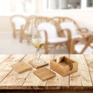 Gadżety reklamowe z logo dla firmy (GAUTHIER. Bamboo coaster)