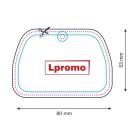 Reklamowe zapachy do samochodu, prostokąt 