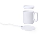 Kubek ceramiczny 350 ml, ładowarka bezprzewodowa 15W, podgrzewacz do kubka