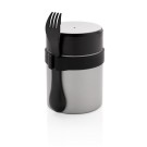 Gadżety reklamowe: Bogota food flask with ceramic coating, silver