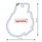 Zapachy samochodowe z nadrukiem reklamowym, forma lpf459