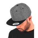 Czapka z daszkiem Chambray-Suede Snapback, Flexfit 6089CH