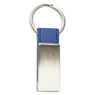 Gadżety reklamowe: leather imitation metal key-ring