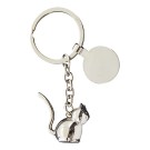 Gadżety reklamowe: cat metal key ring