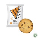 Ciastko z kawałkami czekolady w indywidualnym opakowaniu z Waszą reklamą