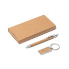 Gadżety reklamowe z logo dla firmy (LAVRE. Ballpoint and keyring set)
