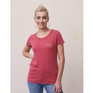 Damski Tshirt Vintage z logo Fruit (małe), Fruit of the Loom Vintage Collection 011432J