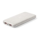 Bezprzewodowy power bank 8000 mAh ze słomy pszenicznej, ładowarka bezprzewodowa 10W