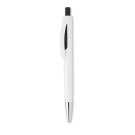 Push button pen with white bar