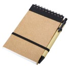 Gadżety reklamowe z nadrukiem (Kraft notepad with ballpen 90x140/70p blank)
