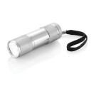 Gadżety reklamowe: Quattro aluminium torch, silver
