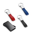 Gadżety reklamowe z logo dla firmy (WATOH. Keyring in metal and imitation leather)