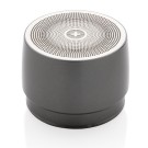Gadżety reklamowe: Swiss peak 5W wireless bass speaker, grey