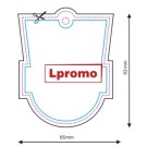 Reklamowe zapachy samochodowe z wiadomością reklamową, tarcza
