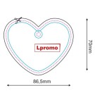 Reklamowe zapachy samochodowe, serce