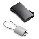 Gadżety reklamowe z logo dla firmy (LOCK. Metal keyring)
