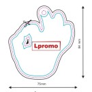 Zapachy samochodowe z nadrukiem , ręka - symbol okey