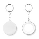 Small pin button key ring