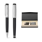 Gadżety reklamowe z logo dla firmy (ORLANDO. Roller pen and ball pen set in metal)