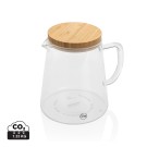 Gadżety reklamowe: Ukiyo borosilicate glass carafe with bamboo lid 1.2L