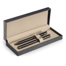 Gadżety reklamowe z logo dla firmy (TARTAN. Roller pen and ball pen set in metal)