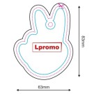 Zapachy reklamowe do samochodu, ręka, symbol spoko