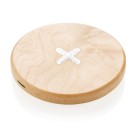 Gadżety reklamowe: 5W wood wireless charger, brown