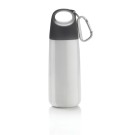 Gadżety reklamowe: Bopp Mini bottle with carabiner green, white