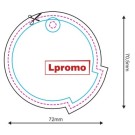 Zapachy do samochodu z logo, okrąg