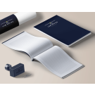 notes klejony z okładką, DL, 25 kartek