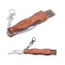 Gadżety reklamowe z logo dla firmy (GUNTER. Pocket knife in stainless steel and wood)