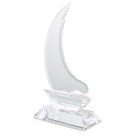 Gadżety reklamowe: boat shaped glass trophée
