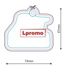 Zapachy samochodowe z logo, forma lpf754