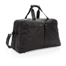 Gadżety reklamowe: Swiss Peak RFID duffle with suitcase opening PVC free, black