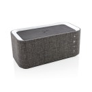 Gadżety reklamowe: Vogue wireless charging speaker, grey