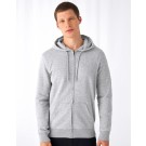 Bluza z kapturem na zamek Organic Inspire, B&C WU35B