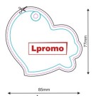 Zapachy samochodowe z logo, forma lpf783