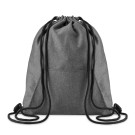 Drawstring bag with pocket