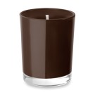 Scented candle in glass