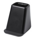Ładowarka bezprzewodowa 15W, 2 wyjścia USB, pojemnik na przybory do pisania, stojak na telefon
