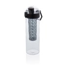 Gadżety reklamowe: Honeycomb lockable leak proof infuser bottle, black