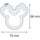 Reklamowe zapachy samochodowe, łoś, zwierzę, głowa