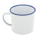Gadżety reklamowe: Enameled metal cup with edge