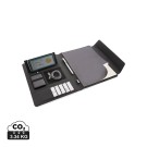 Gadżety reklamowe: Fiko 5W wireless charging portfolio A4 with powerbank