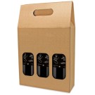 Gadżety reklamowe: open carton box 3 bottles